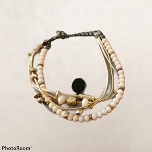 New Boho Bohemian beaded layer bracelet